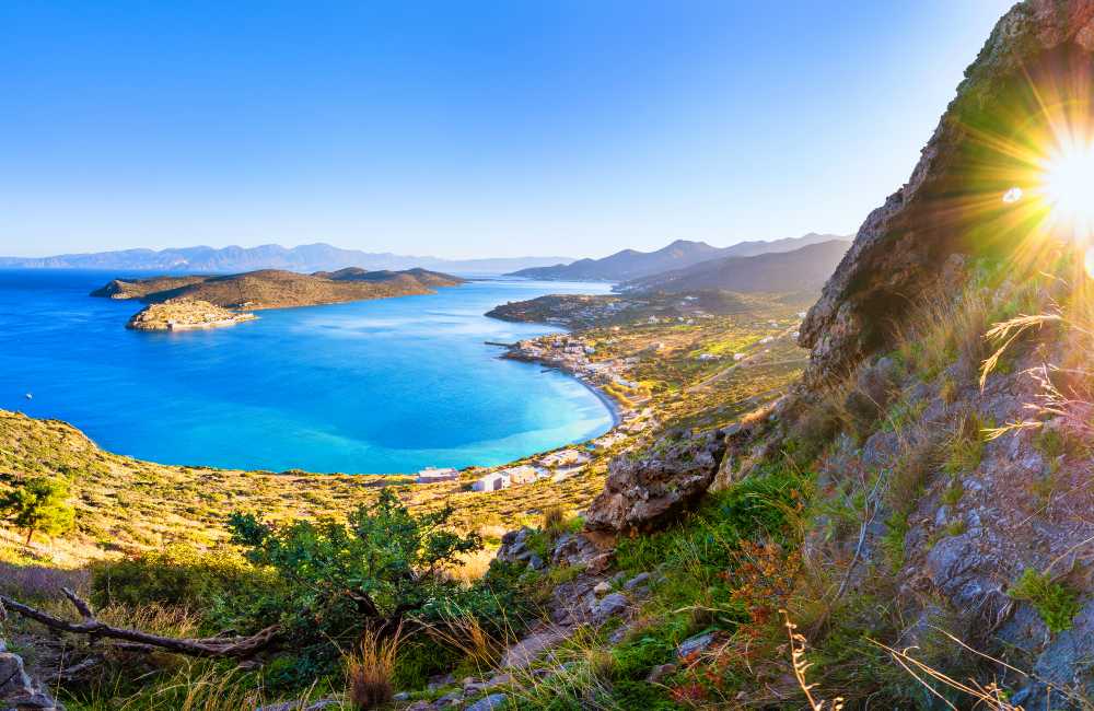 Lasithi - View of Elounda and Spinalonga - 7 days in Crete