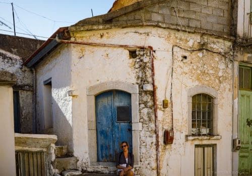village, Crete, Lasithi, Greece