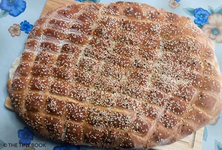 Lent bread from Greece: Lagana