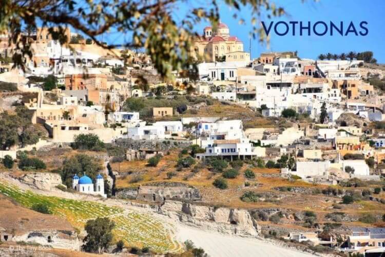 Village of Vothonas, Santorini.