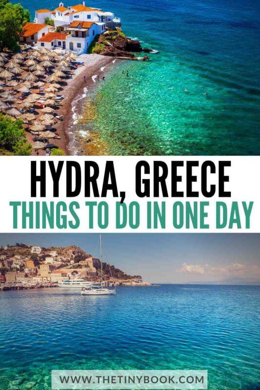 Discover everything you can do on Hydra island in one day!