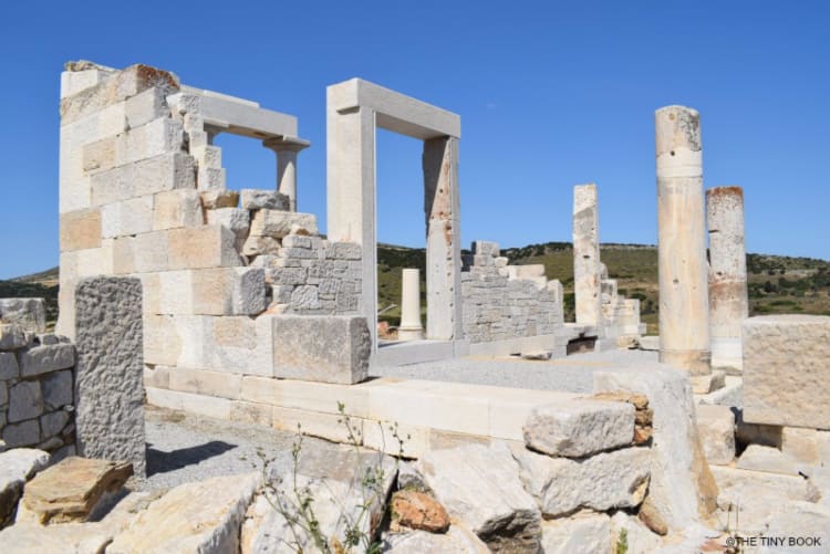 Temple of Demeter, Ano Sangri. Naxos island, Greece