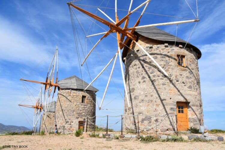 Windmills, Patmos island.