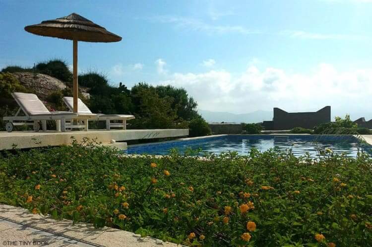 Pool, villas in Naxos