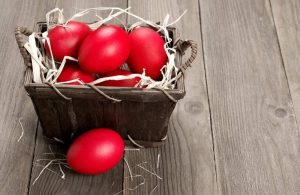 EASTER IN GREECE - RED EGGS
