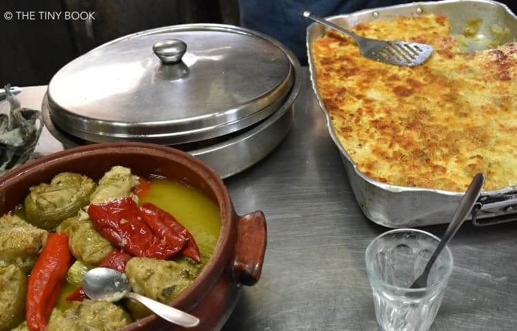 Delicious home-made food from Crete.