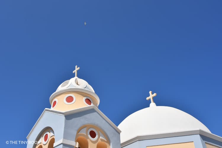 Domes of Fira, Santorini.