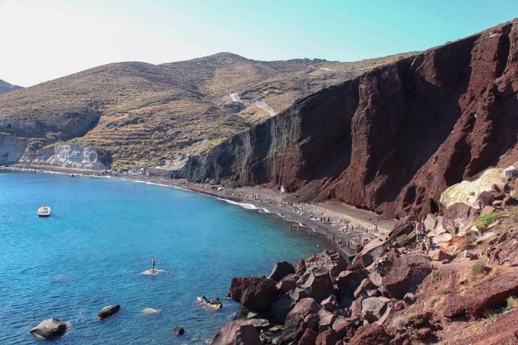 Red Beach and White Beach, Akrotiri