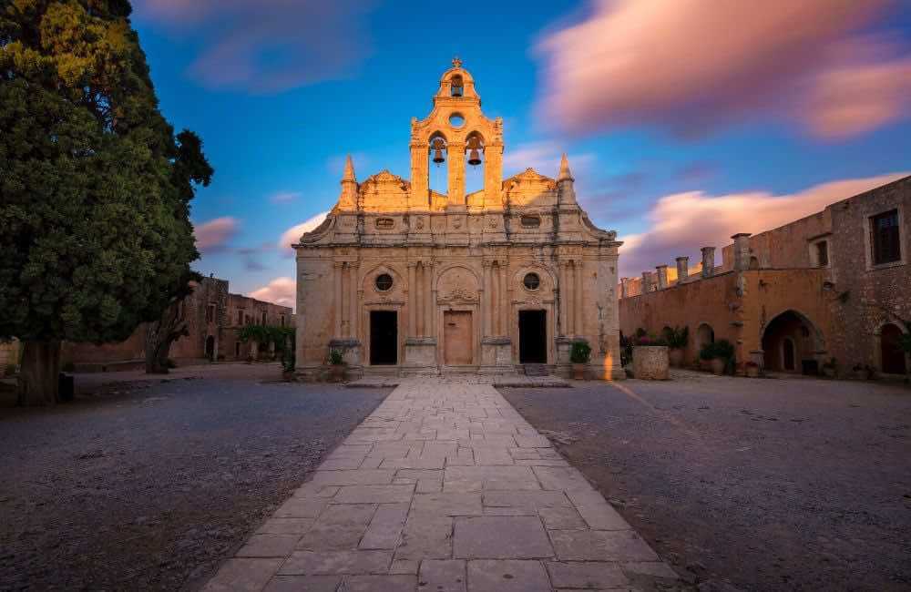 GREECE - CRETE - RETHYMNON - ARKADI MONASTERY