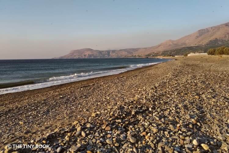 Sifnari beach Crete - sunset hour