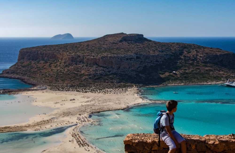 GREECE - CRETE - BALOS - KIDS HIKING