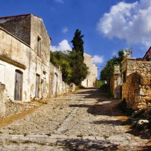 Beautiful villages in Crete