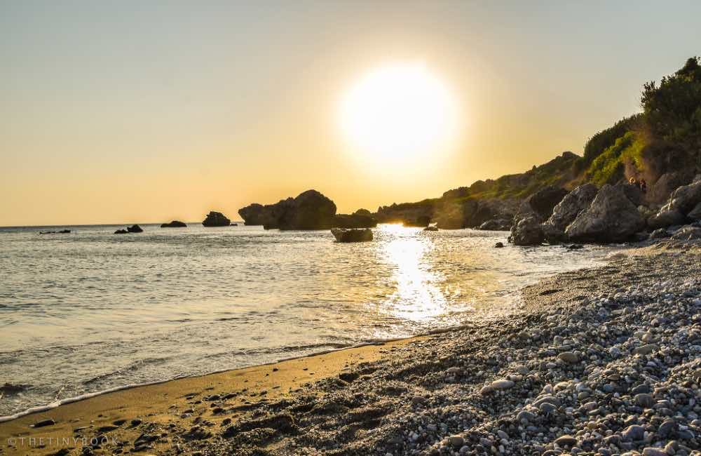 sunset, beach, things to do in Rethymnon