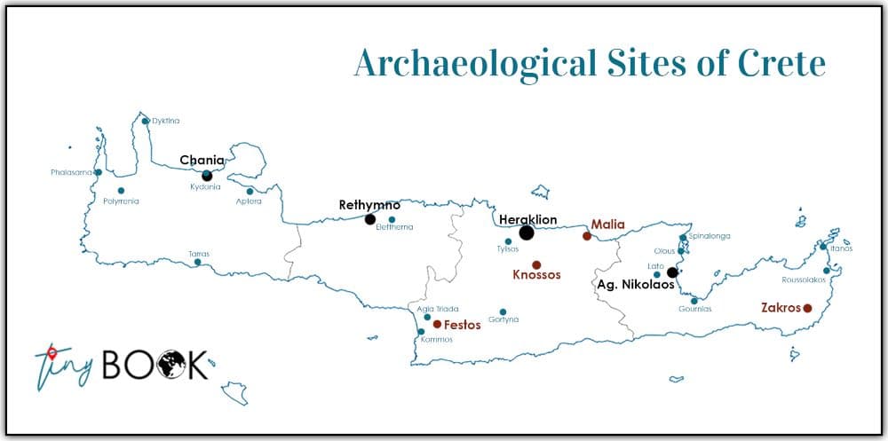 Archaeological sites in Crete