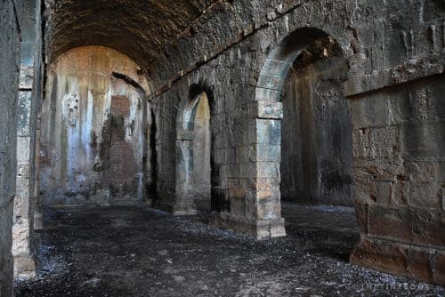 Roman cisterns, aptera archaeological site Crete