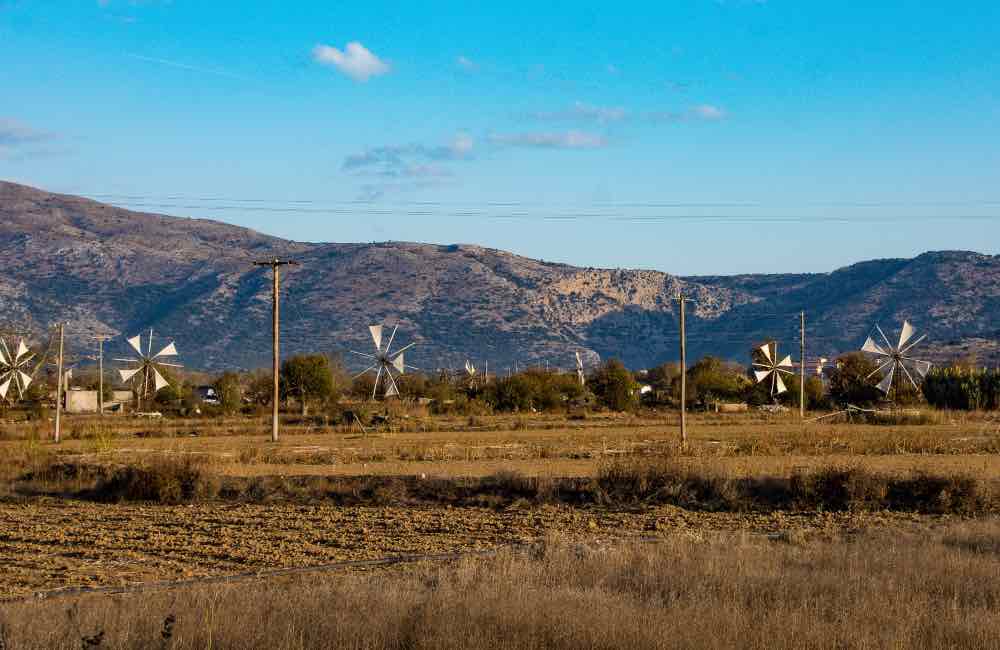 A Blooming Island: The Best Things to Do in Crete in Spring! 7 Crete in spring Windmills with white sails open, Lasithi, Crete