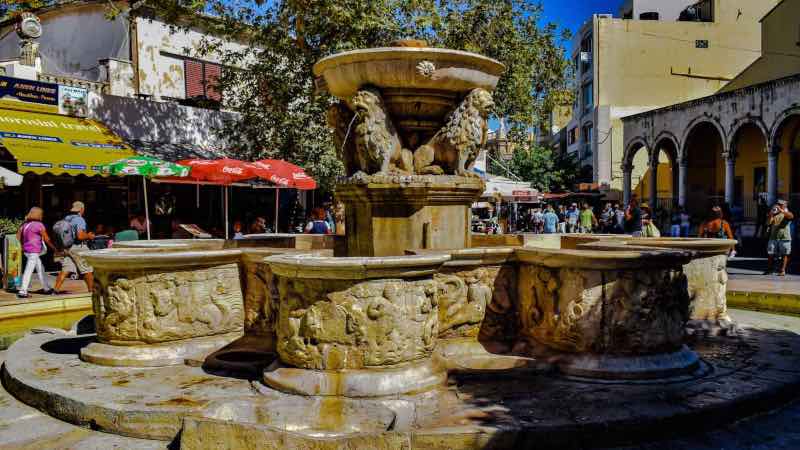 The Most Awesome Things to Do in Heraklion Town During Your Crete Vacation 12 Things to do in Heraklion LIONTARIA, LIONS, FOUNTAIN, HERAKLION