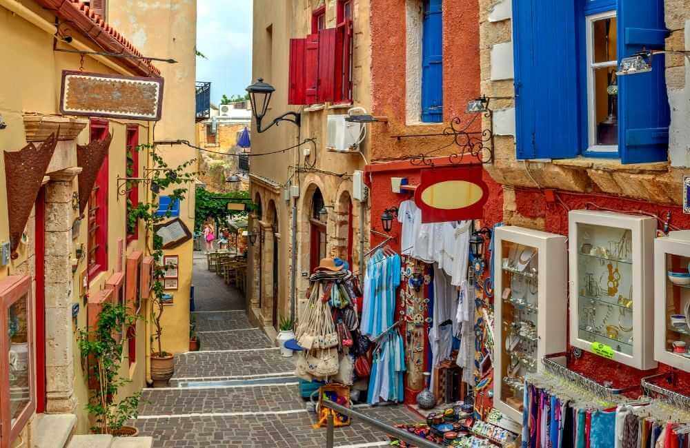 GREECE - CRETE - CHANIA - OLD TOWN ALLEY (1)