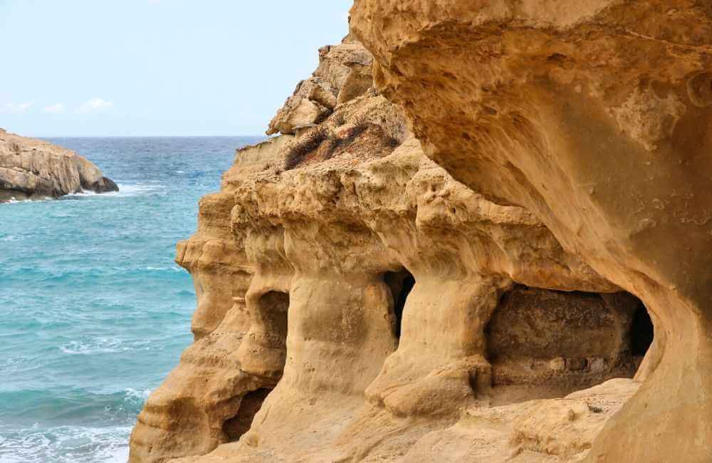 GREECE-CRETE-MATALA-CAVES