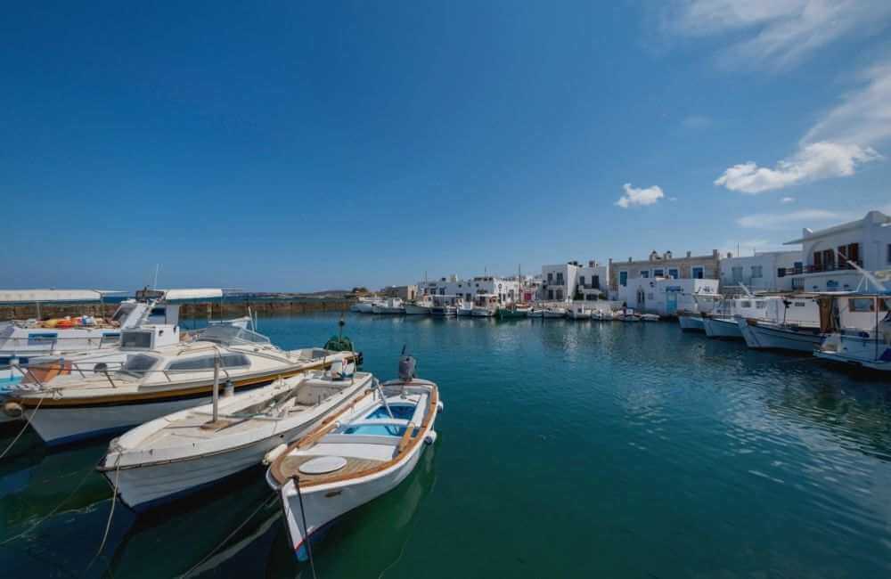 Paros Port and caiques