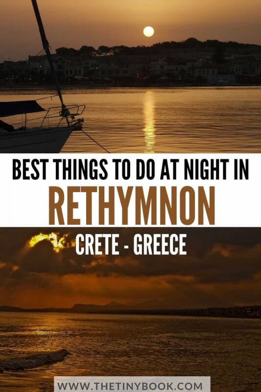 Top things to do in Rethymnon (Crete) at night
