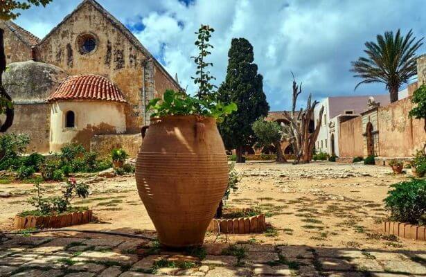 greece - crete - rethymnon - arkadi - arkadi monastery museum