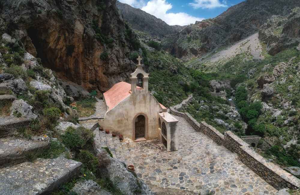 Kourtaliotiko gorge in Crete