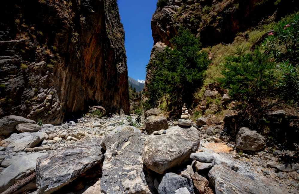 Samaria Gorge in Crete