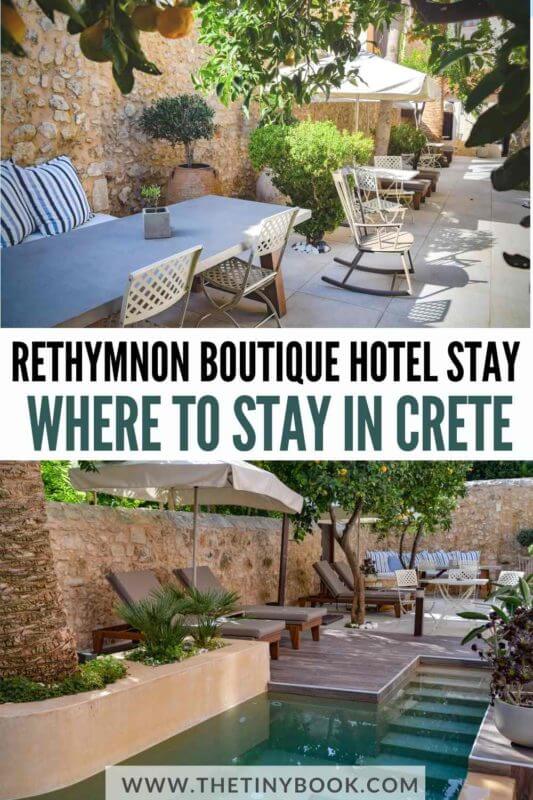 boutique hotel Rethymnon, Crete