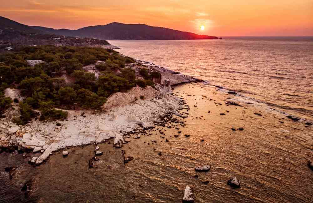 Ancient-marble-harbor-near-aliki-beach, Thassos
