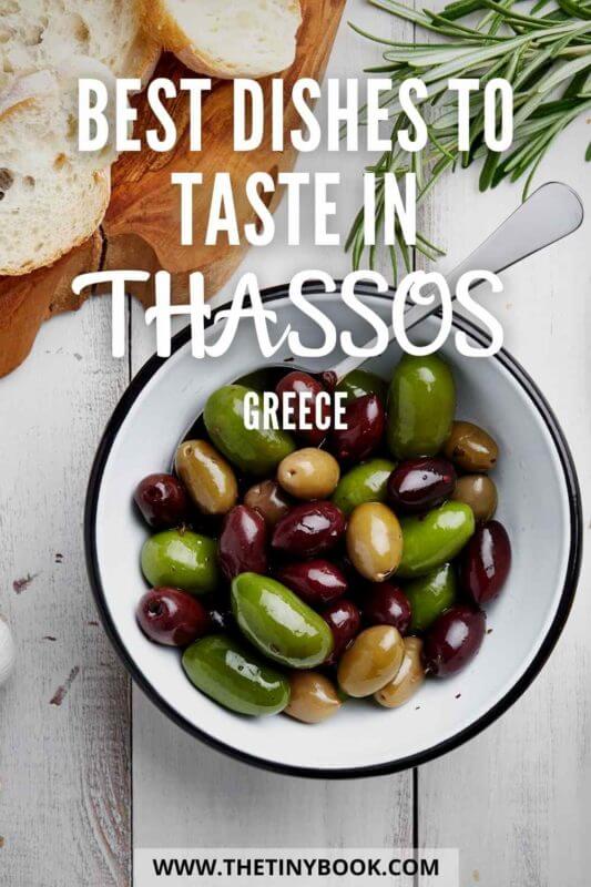 What to eat on Thassos Island, Greece