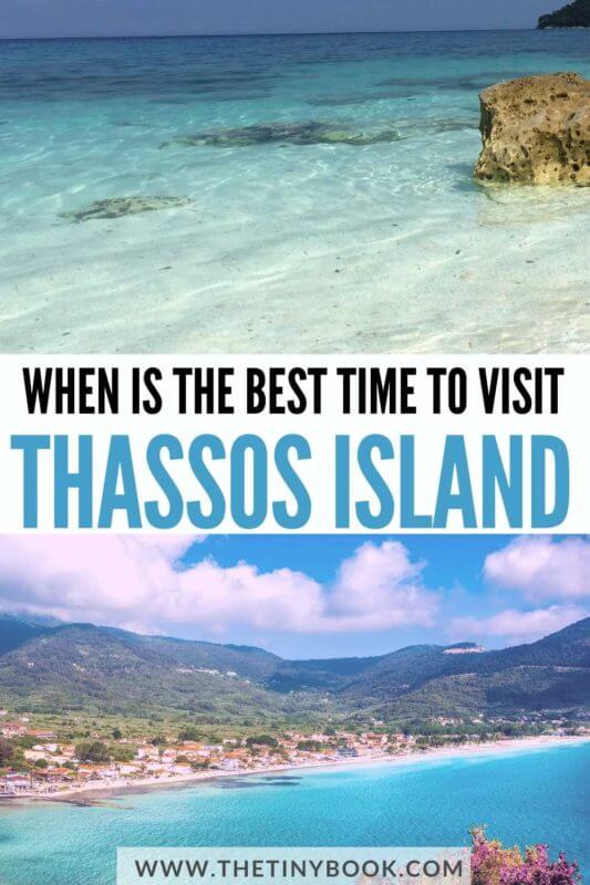 Check the best months to visit Thassos Island and every detail you need to know about Thassos weather.
