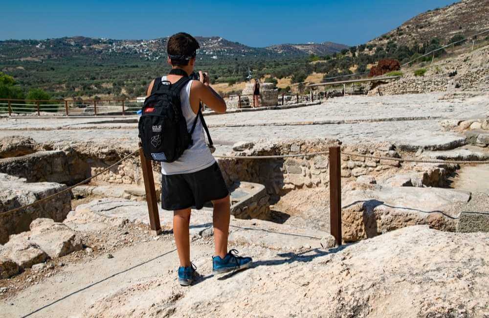 Crete with teens - Phaistos Palace