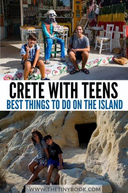 crete with teens