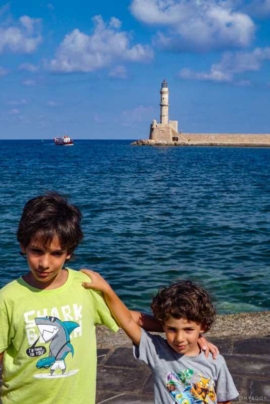 Chania with children