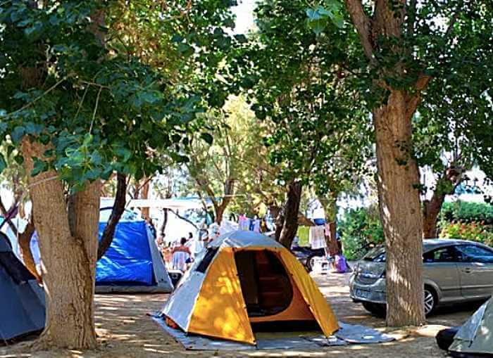 camping in crete
