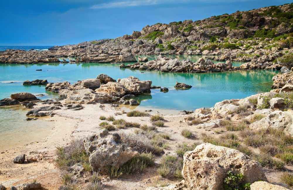 Aspri Limni, Kedrodasos Beach and Elafonisi.