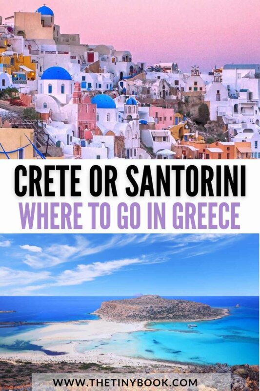 Crete or Santorini