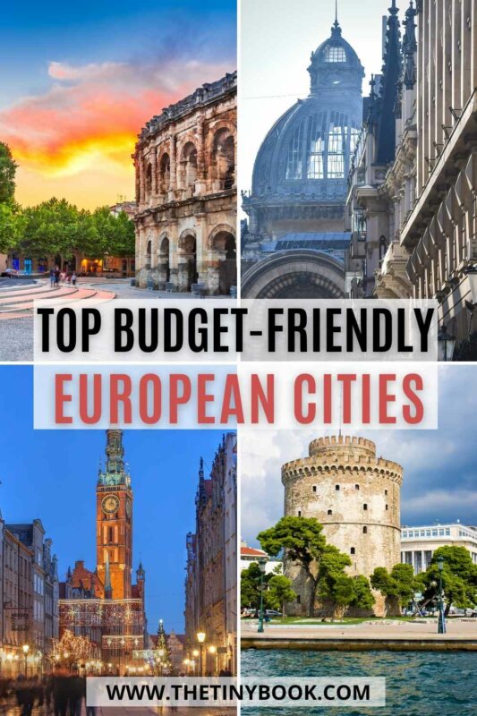 Villes européennes économiques que vous devez visiter