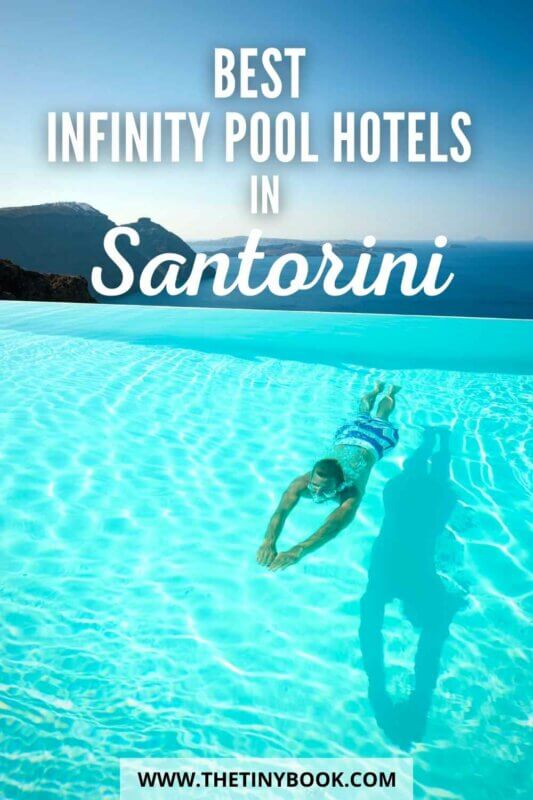 Hotels with infinity pools in Santorini