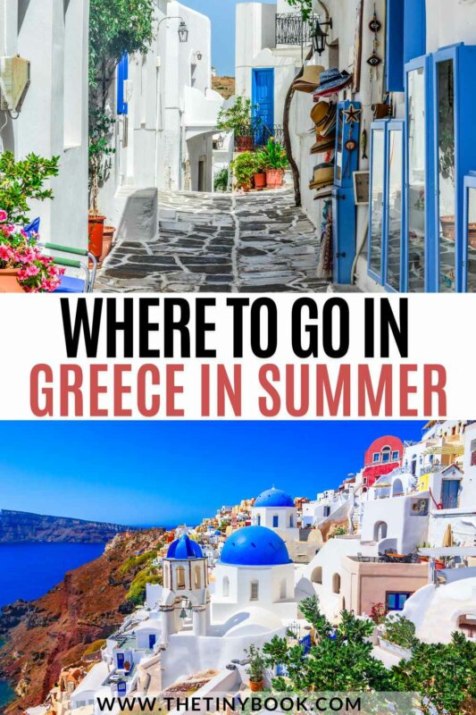 summer destinations in greece