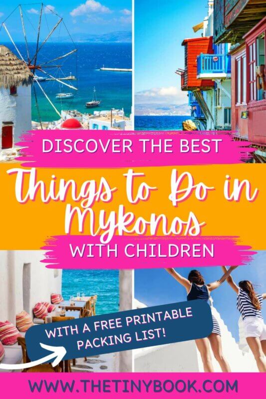 things to do in Mykonos with kids