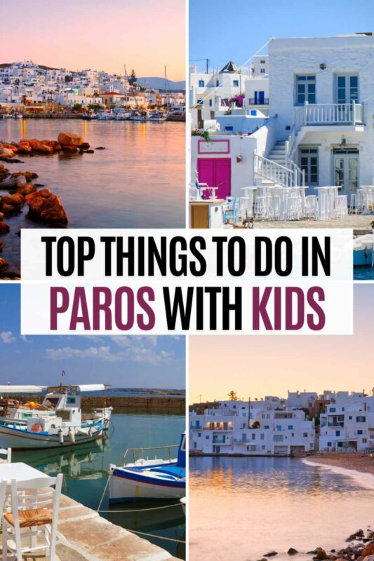 things to do in Paros with kids