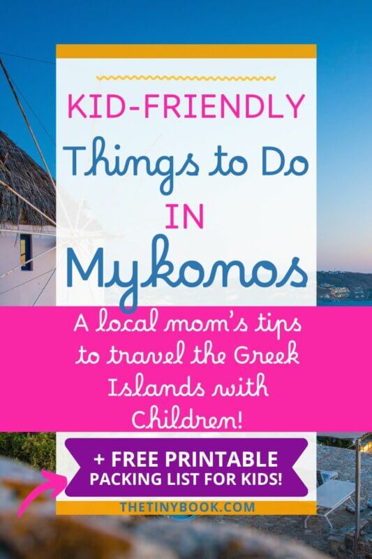 THINGS TO DO IN MYKONOS WITH KIDS