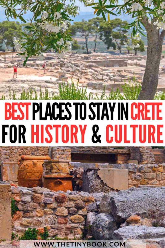 where to stay in crete for history