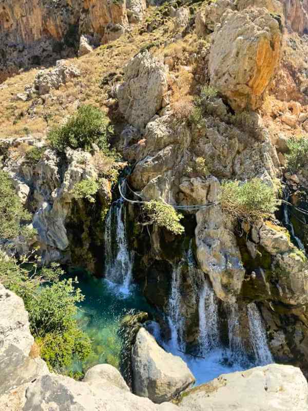 cascades en Crète