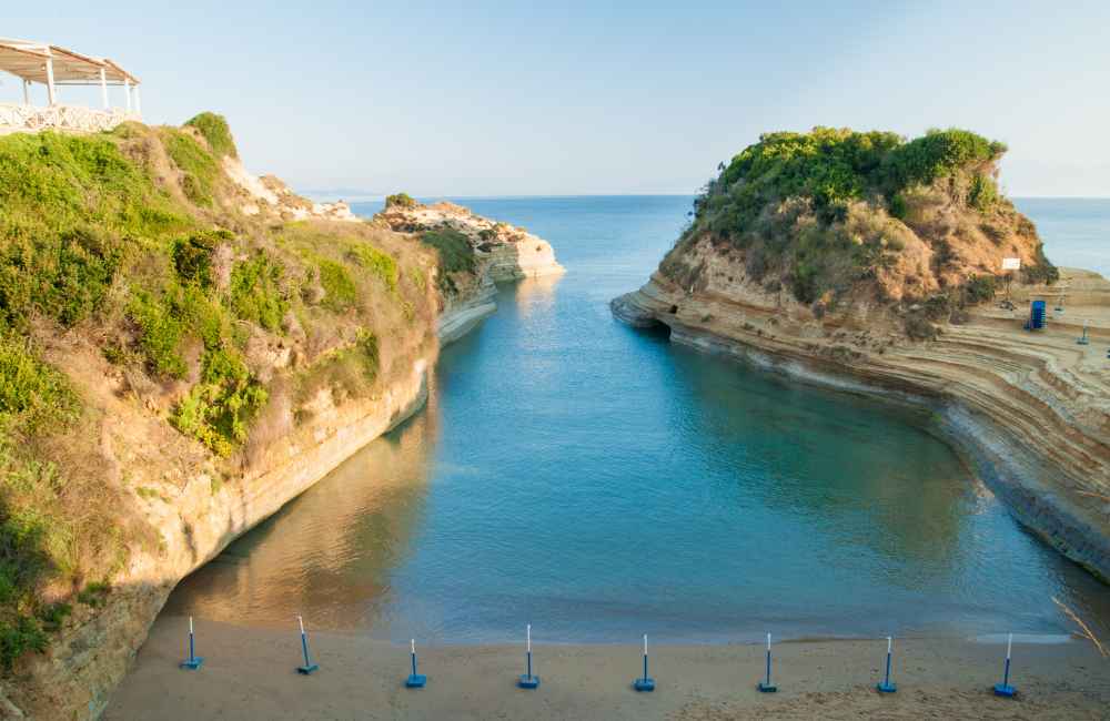 beaches in corfu