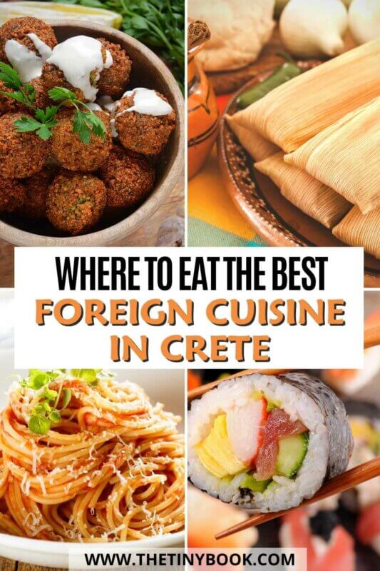 Foreign Cuisine in Crete