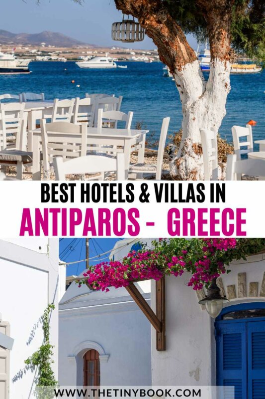 best hotels in antiparos