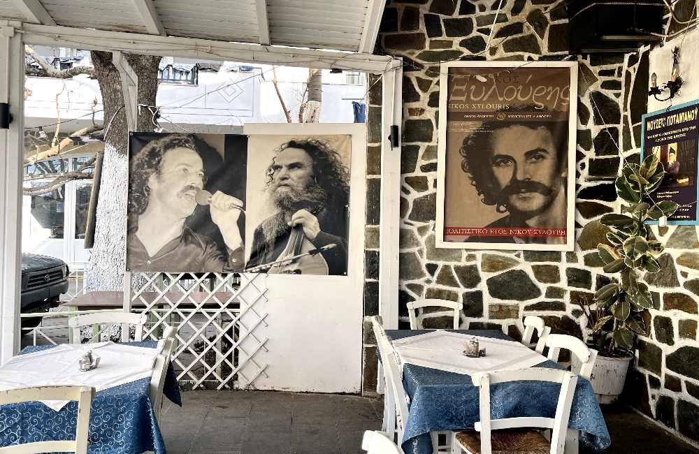Taverna in Anogia, Crete